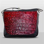 Ll Alligator Red Messenger Bag