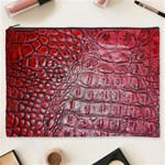 Ll Alligator Red Cosmetic Bag (XXXL)