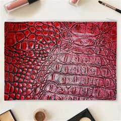 Ll Alligator Red Cosmetic Bag (XXXL) from ArtsNow.com Back