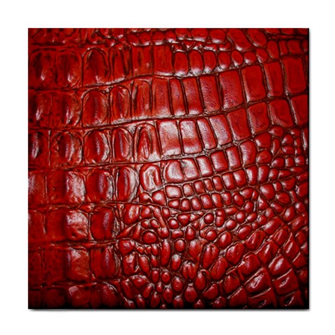 Ll Alligator Natural Color Tile Coaster from ArtsNow.com Front