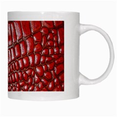 Ll Alligator Natural Color White Mug from ArtsNow.com Right