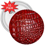 Ll Alligator Natural Color 3  Button (10 pack)