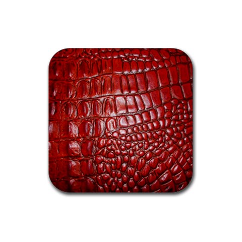 Ll Alligator Natural Color Rubber Coaster (Square) from ArtsNow.com Front