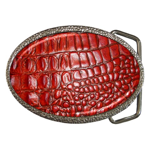 Ll Alligator Natural Color Belt Buckle from ArtsNow.com Front