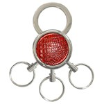 Ll Alligator Natural Color 3-Ring Key Chain