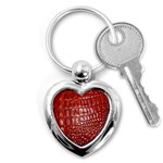 Ll Alligator Natural Color Key Chain (Heart)