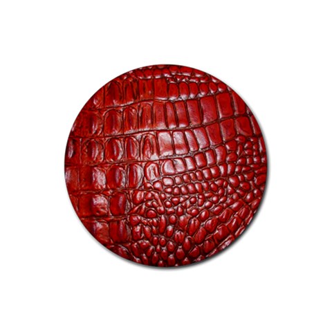 Ll Alligator Natural Color Rubber Coaster (Round) from ArtsNow.com Front