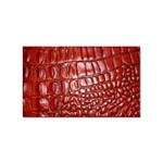 Ll Alligator Natural Color Sticker (Rectangular)