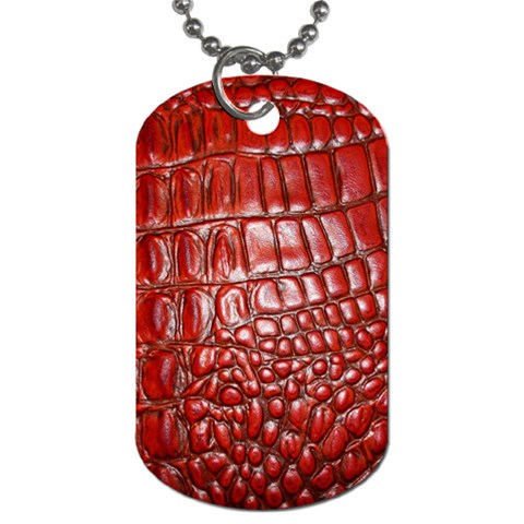 Ll Alligator Natural Color Dog Tag (One Side) from ArtsNow.com Front