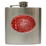 Ll Alligator Natural Color Hip Flask (6 oz)