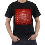 Ll Alligator Natural Color Black T-Shirt