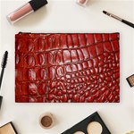 Ll Alligator Natural Color Cosmetic Bag (Large)