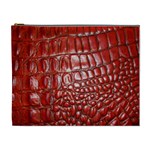 Ll Alligator Natural Color Cosmetic Bag (XL)