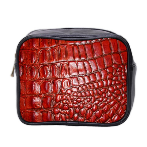 Ll Alligator Natural Color Mini Toiletries Bag (Two Sides) from ArtsNow.com Front