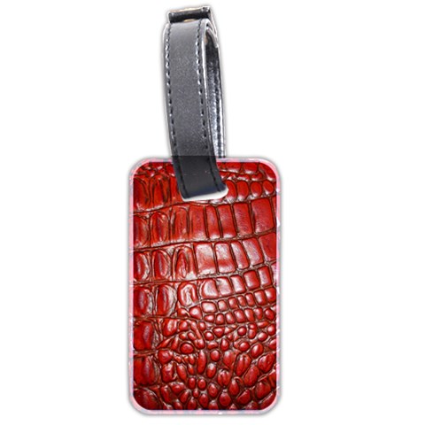 Ll Alligator Natural Color Luggage Tag (two sides) from ArtsNow.com Front