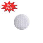 Ll Alligator White 1  Mini Magnet (100 pack) 