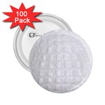 Ll Alligator White 2.25  Button (100 pack)