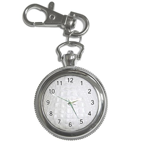 Ll Alligator White Key Chain Watch from ArtsNow.com Front