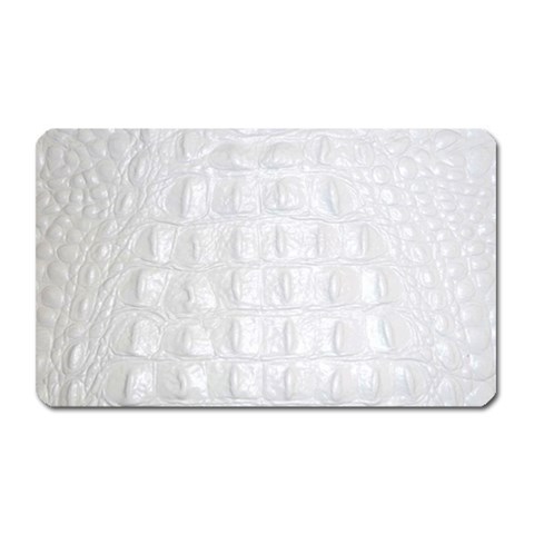 Ll Alligator White Magnet (Rectangular) from ArtsNow.com Front