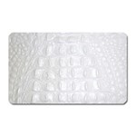 Ll Alligator White Magnet (Rectangular)