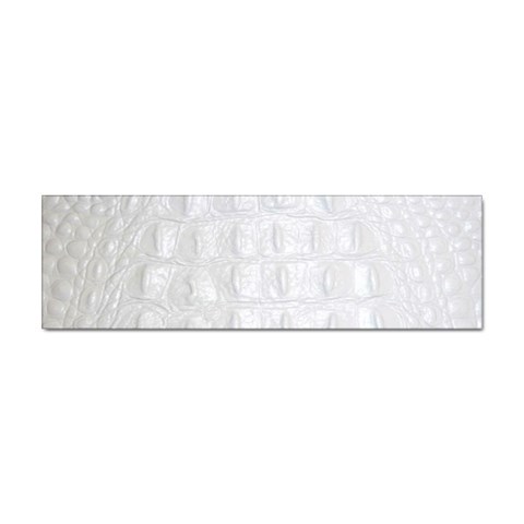 Ll Alligator White Sticker Bumper (10 pack) from ArtsNow.com Front