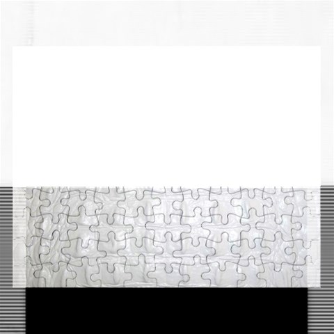 Ll Alligator White Jigsaw Puzzle (Rectangular) from ArtsNow.com Front