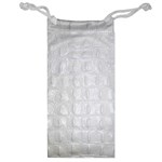 Ll Alligator White Jewelry Bag