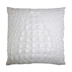 Ll Alligator White Cushion Case (Two Sides) from ArtsNow.com Front