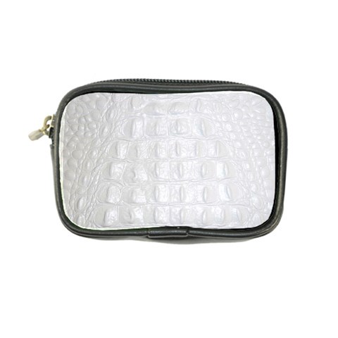 Ll Alligator White Coin Purse from ArtsNow.com Front