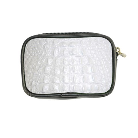 Ll Alligator White Coin Purse from ArtsNow.com Back