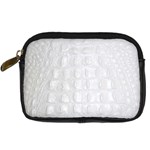 Ll Alligator White Digital Camera Leather Case