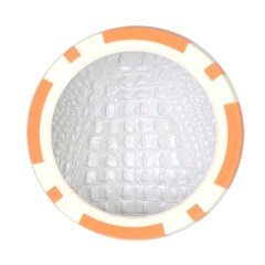 Ll Alligator White Poker Chip Card Guard (10 pack) from ArtsNow.com Back