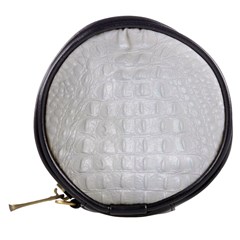 Ll Alligator White Mini Makeup Bag from ArtsNow.com Back