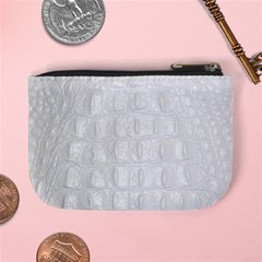 Ll Alligator White Mini Coin Purse from ArtsNow.com Back