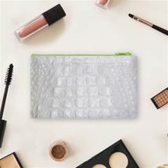 Ll Alligator White Cosmetic Bag (Small) from ArtsNow.com Back