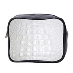 Ll Alligator White Mini Toiletries Bag (Two Sides)