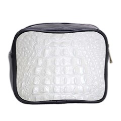 Ll Alligator White Mini Toiletries Bag (Two Sides) from ArtsNow.com Back