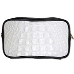 Ll Alligator White Toiletries Bag (One Side)