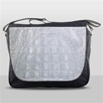 Ll Alligator White Messenger Bag