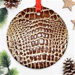 Ll Alligator Macro Ornament (Round)