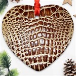 Ll Alligator Macro Ornament (Heart)