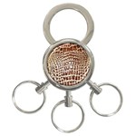 Ll Alligator Macro 3-Ring Key Chain