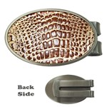 Ll Alligator Macro Money Clip (Oval)