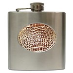 Ll Alligator Macro Hip Flask (6 oz)