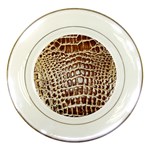 Ll Alligator Macro Porcelain Plate