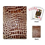 Ll Alligator Macro Playing Cards Single Design