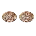 Ll Alligator Macro Cufflinks (Oval)