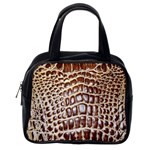 Ll Alligator Macro Classic Handbag (One Side)