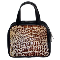 Ll Alligator Macro Classic Handbag (Two Sides) from ArtsNow.com Front