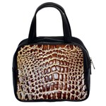 Ll Alligator Macro Classic Handbag (Two Sides)